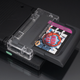 Cartridge adapters are needed for playing cartridges from non-Nintendo systems, and here you can see a Sega Game Gear cartridge connected to the Pocket.